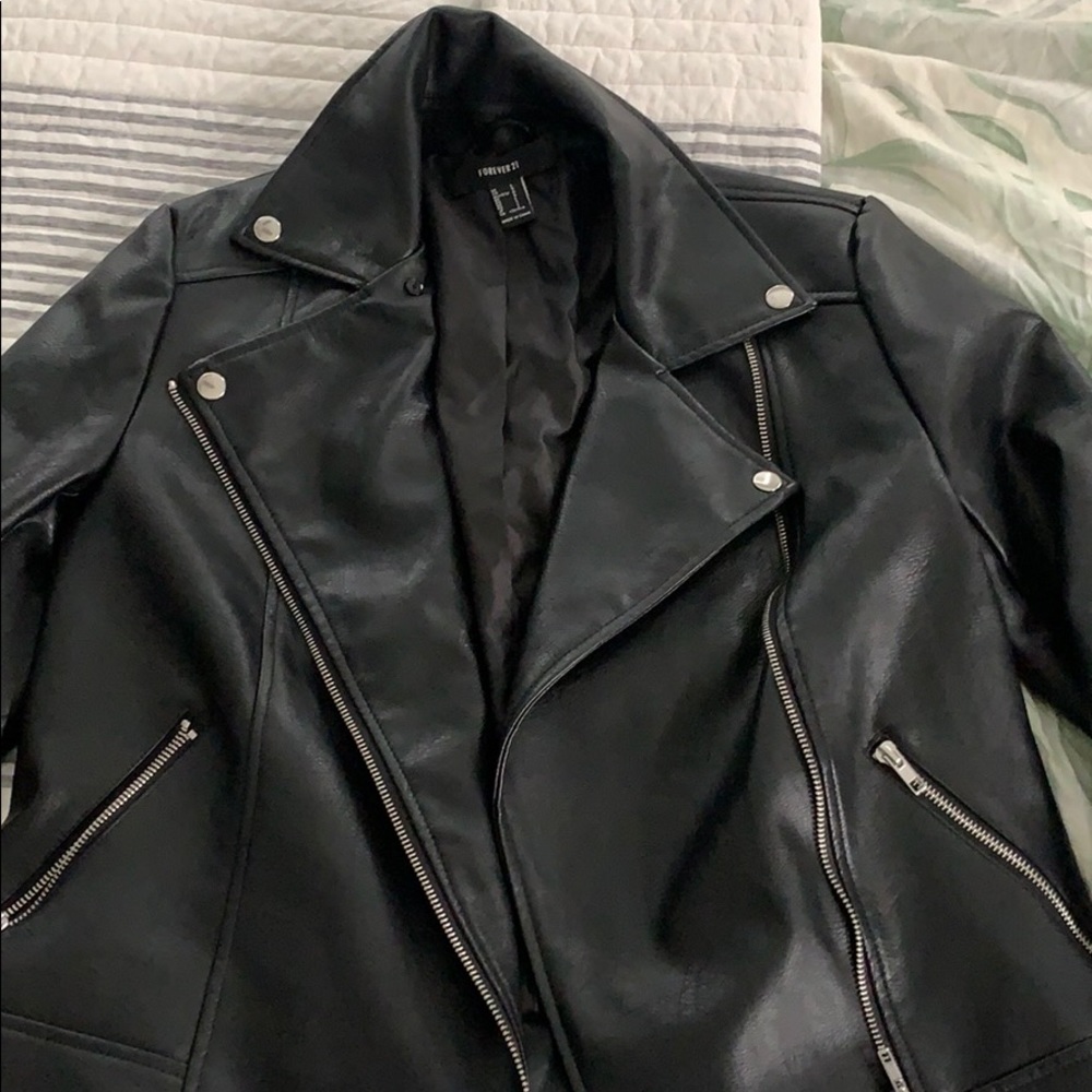 Faux Leather Jacket